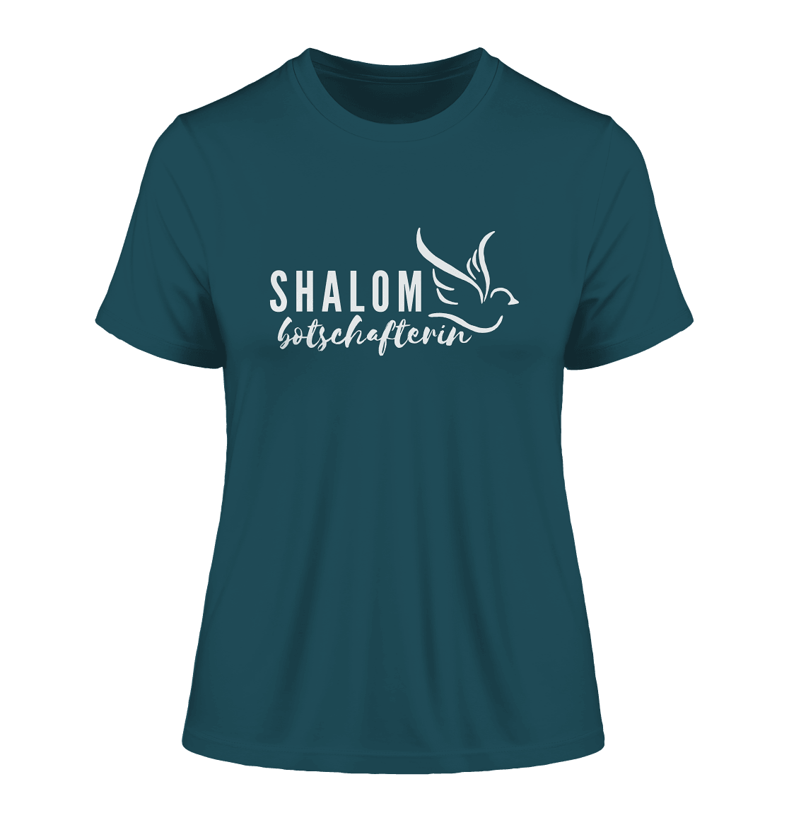 SHALOMbotschafterin - Fitted Ladies Organic Shirt - Weggefährten Mindset
