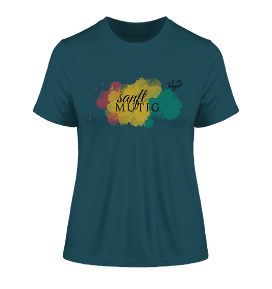 Sanftmutig - Fitted Ladies Organic Shirt - Weggefährten Mindset