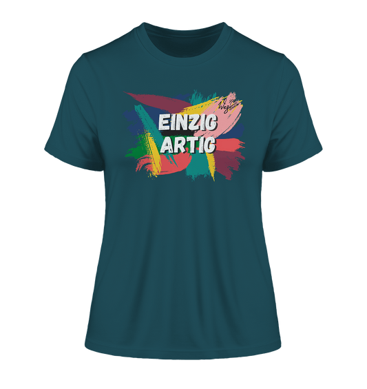 Einzigartig - Fitted Ladies Organic Shirt - Weggefährten Mindset