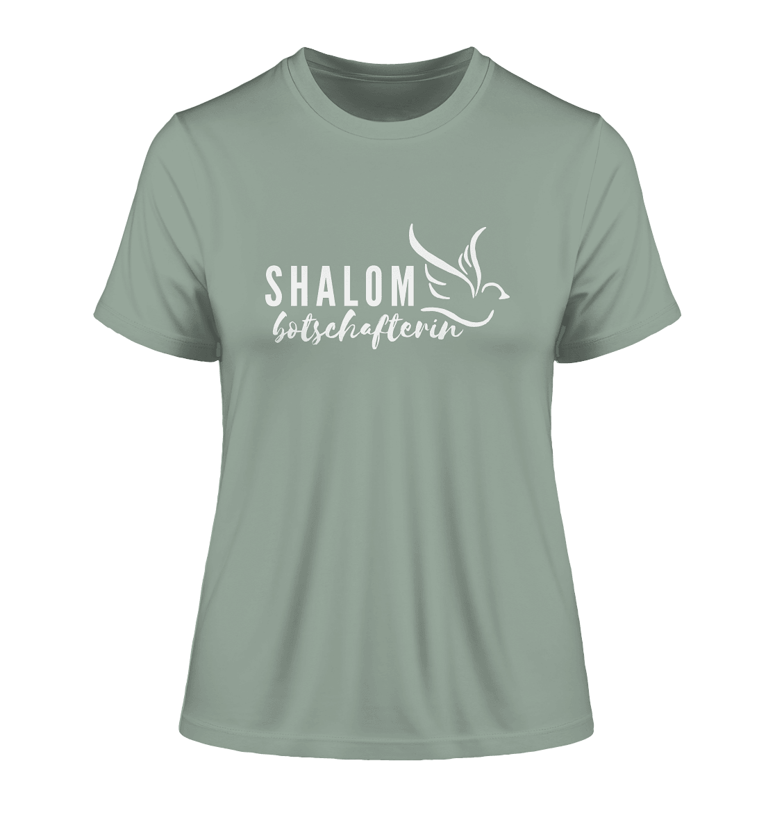 SHALOMbotschafterin - Fitted Ladies Organic Shirt - Weggefährten Mindset