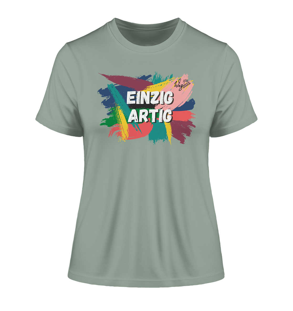 Einzigartig - Fitted Ladies Organic Shirt - Weggefährten Mindset