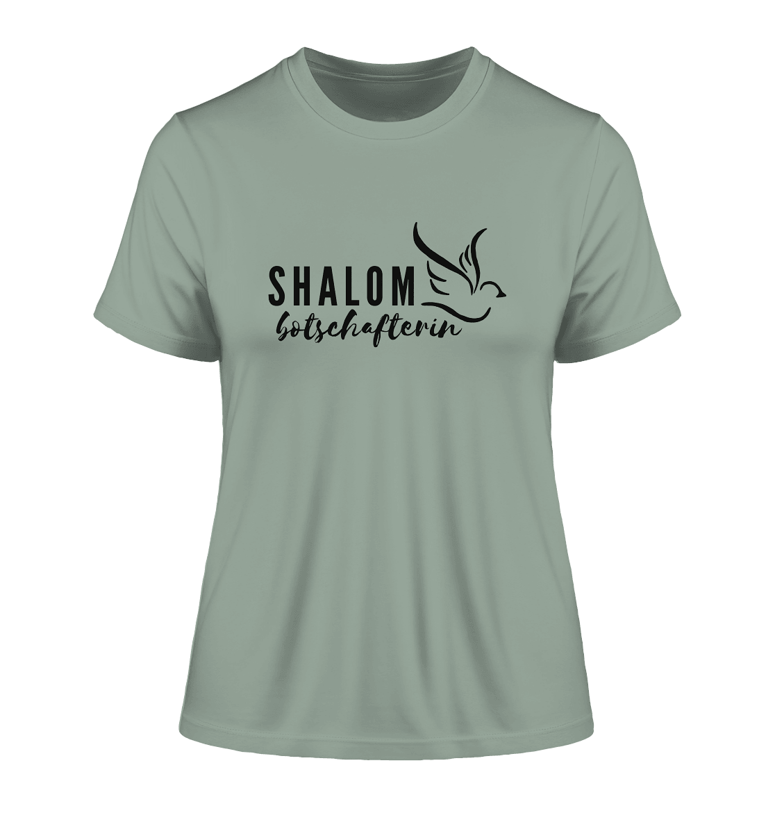 SHALOMbotschafterin - Fitted Ladies Organic Shirt - Weggefährten Mindset
