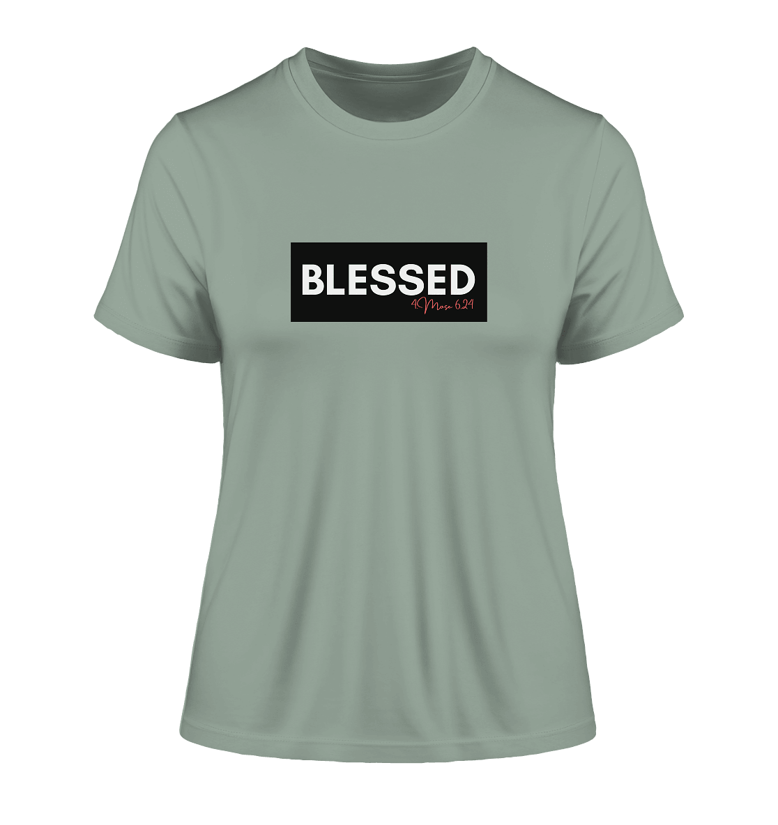 BLESSED - Fitted Ladies Organic Shirt - Weggefährten Mindset