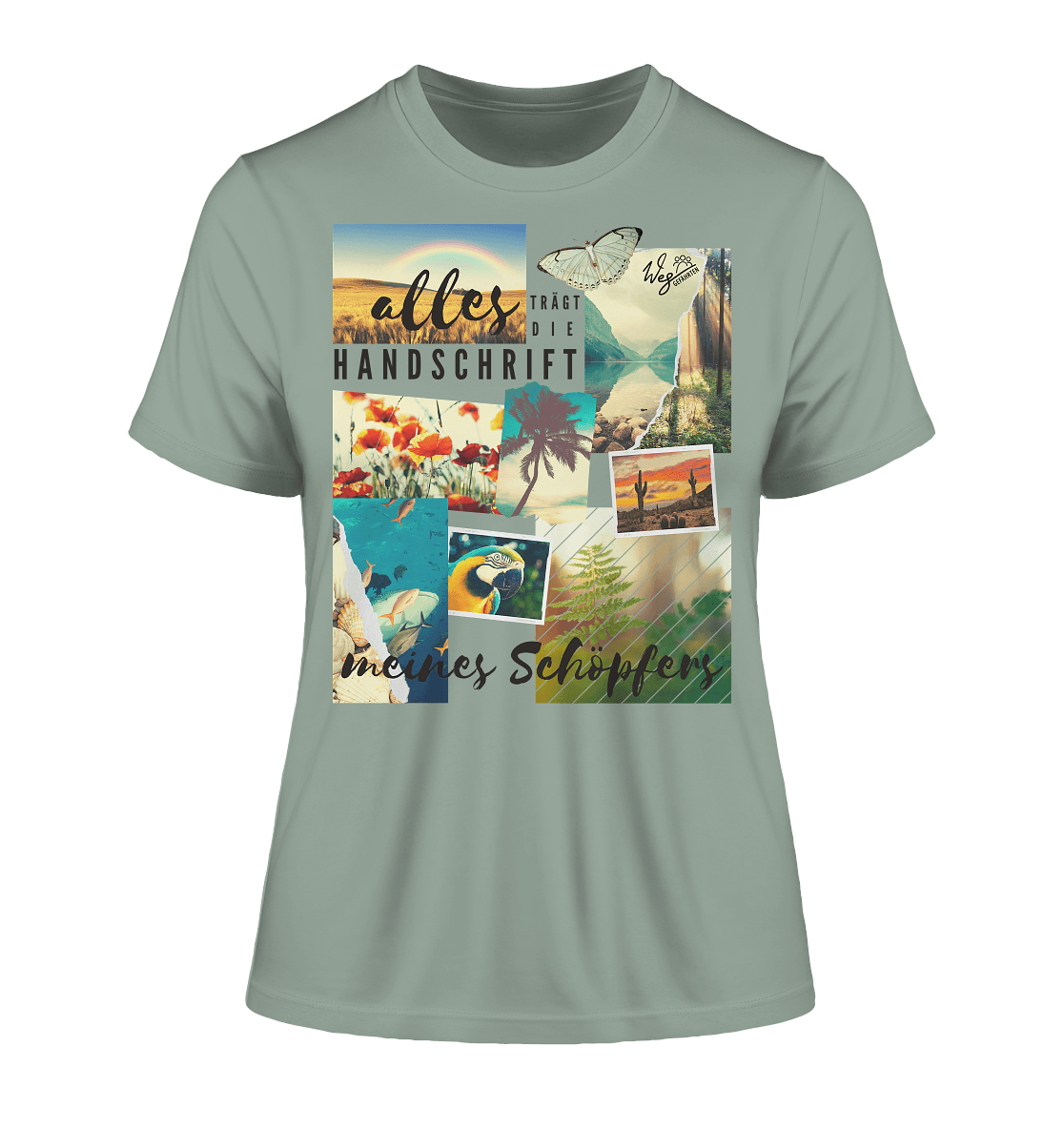 Handschrift des Schöpfers - Fitted Ladies Organic Shirt - Weggefährten Mindset