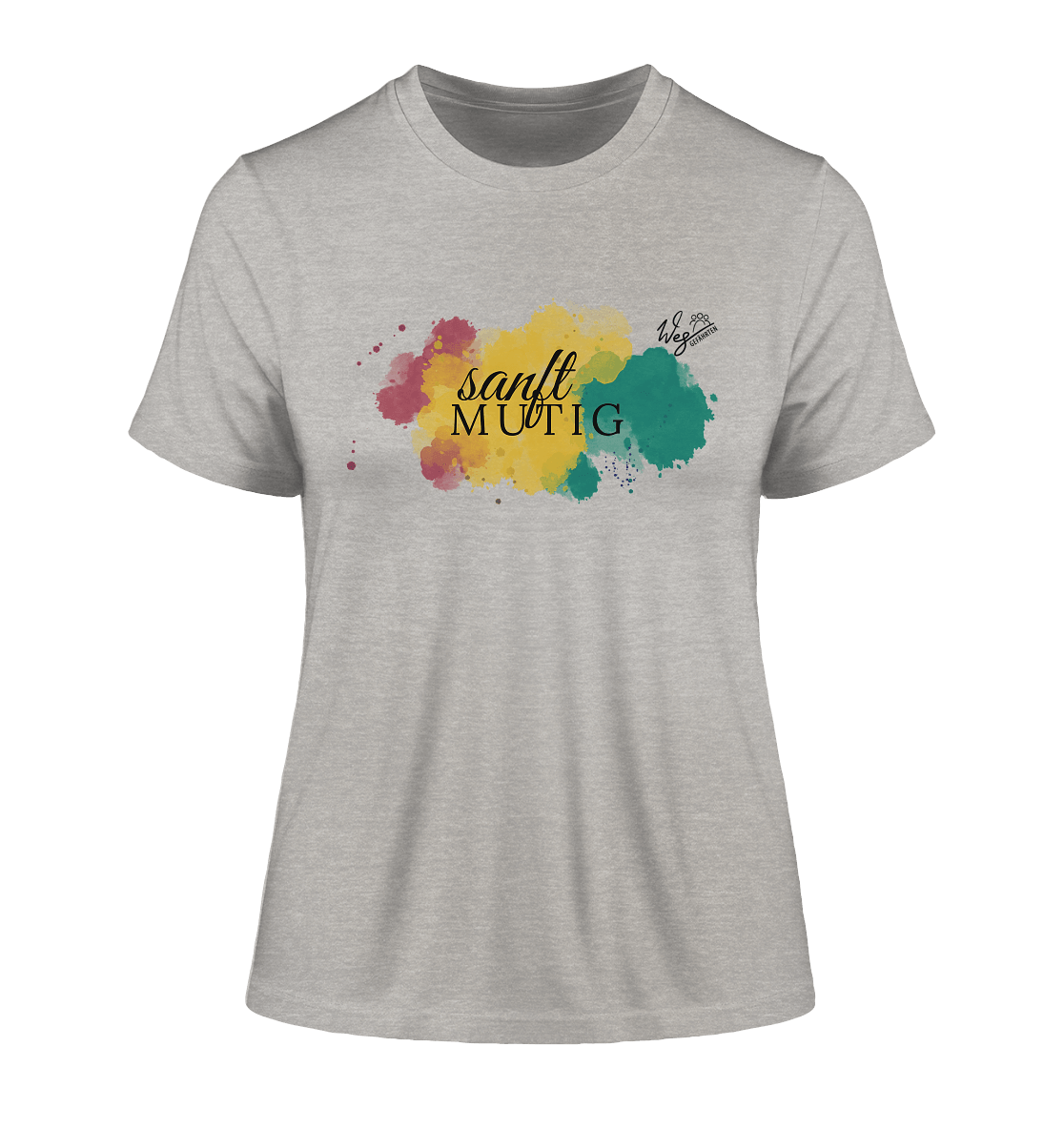 Sanftmutig - Fitted Ladies Organic Shirt - Weggefährten Mindset