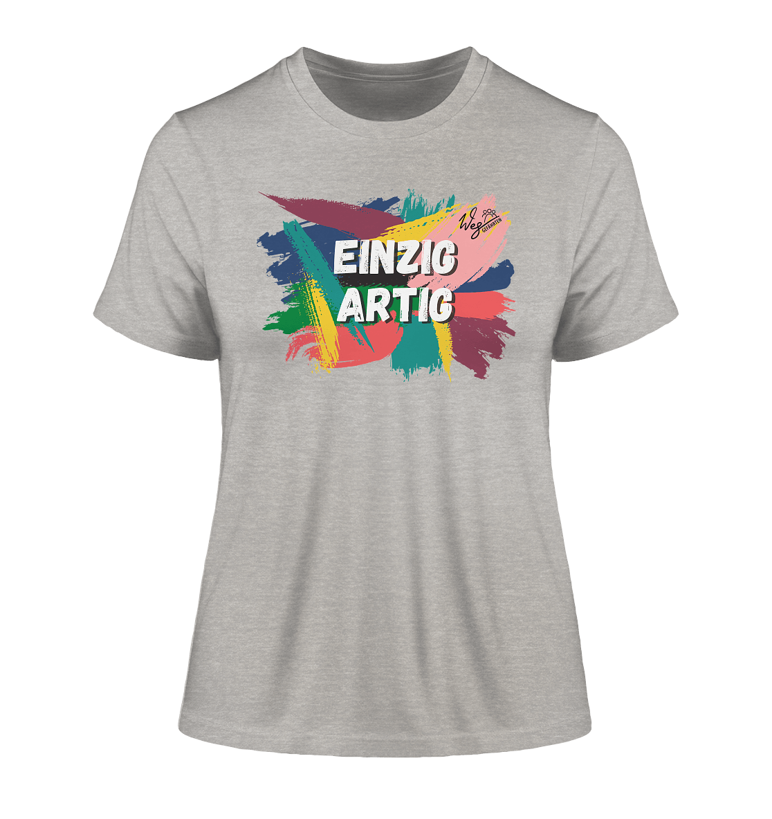 Einzigartig - Fitted Ladies Organic Shirt - Weggefährten Mindset