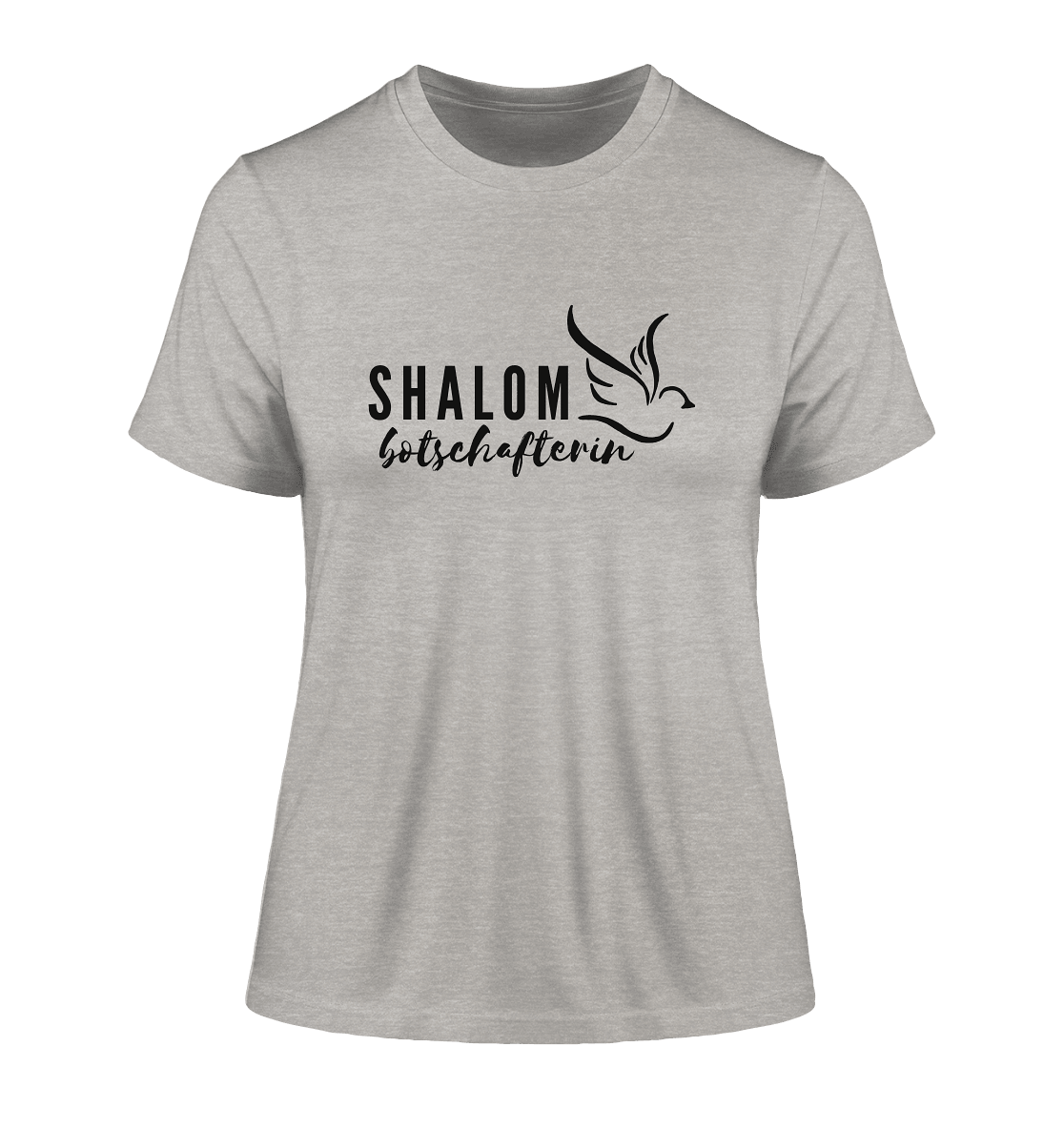 SHALOMbotschafterin - Fitted Ladies Organic Shirt - Weggefährten Mindset