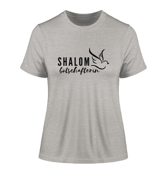 SHALOMbotschafterin - Fitted Ladies Organic Shirt - Weggefährten Mindset