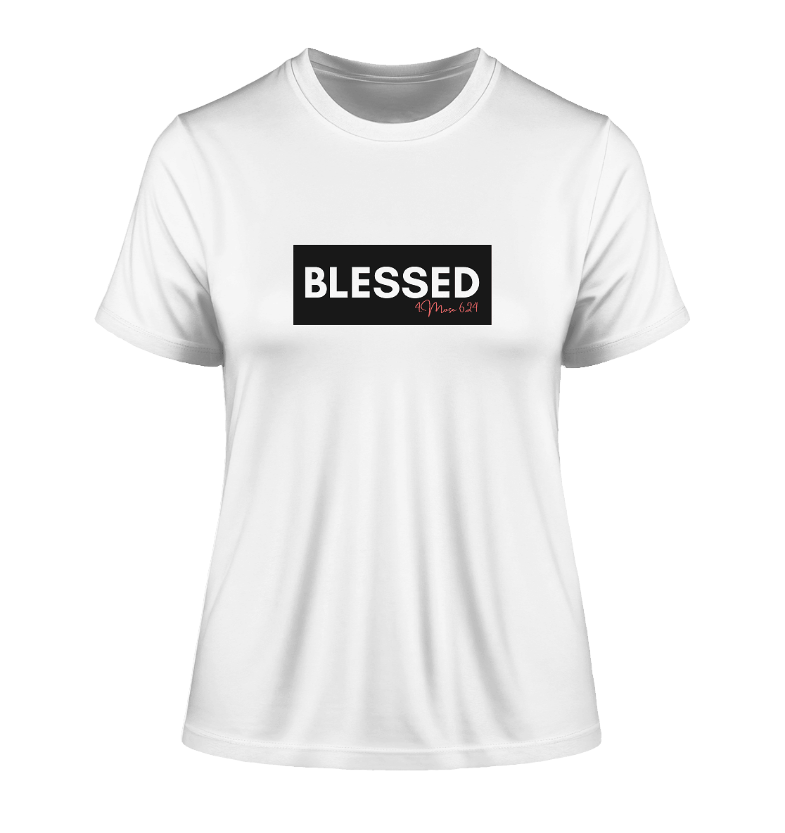 BLESSED - Fitted Ladies Organic Shirt - Weggefährten Mindset