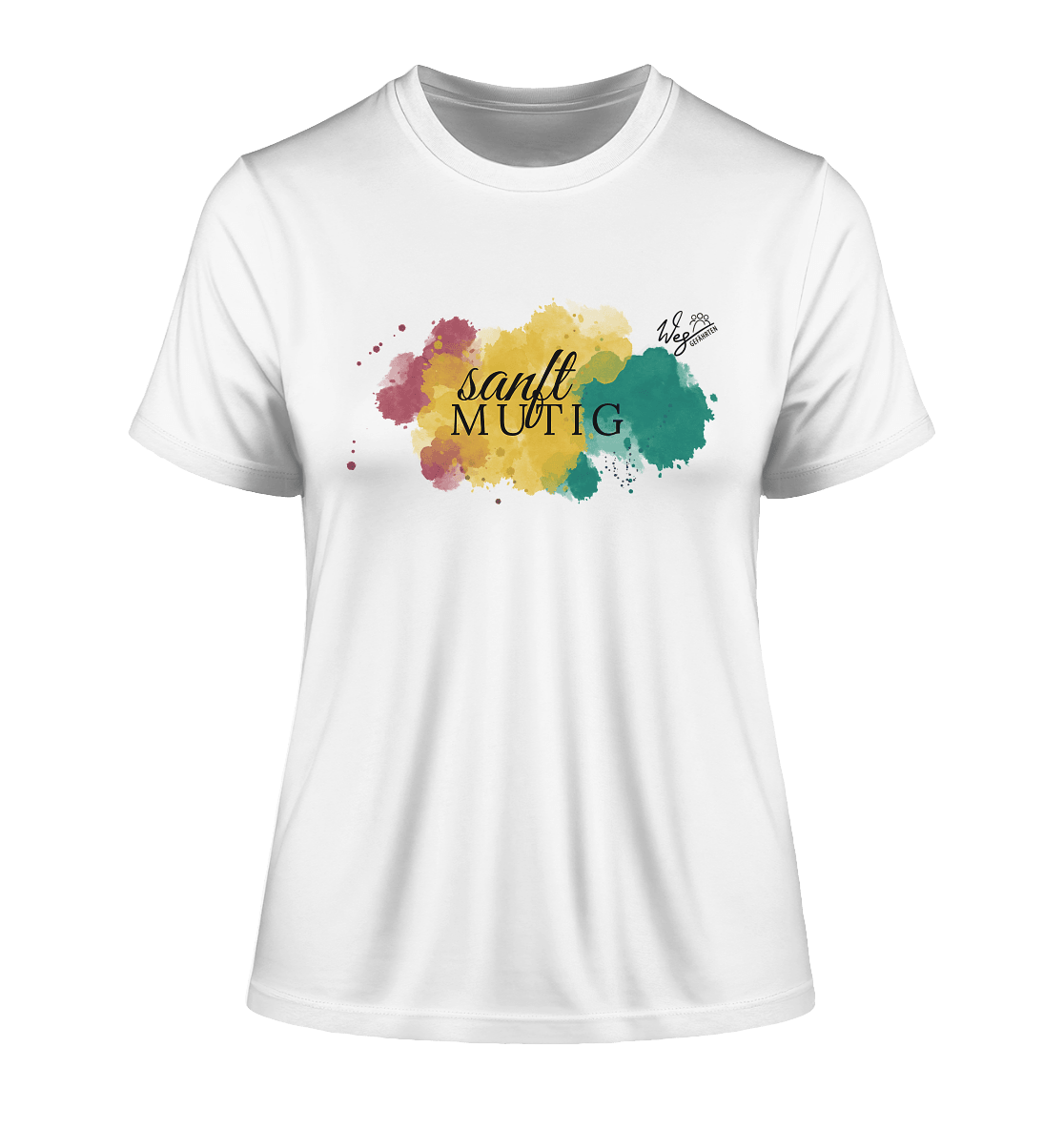 Sanftmutig - Fitted Ladies Organic Shirt - Weggefährten Mindset