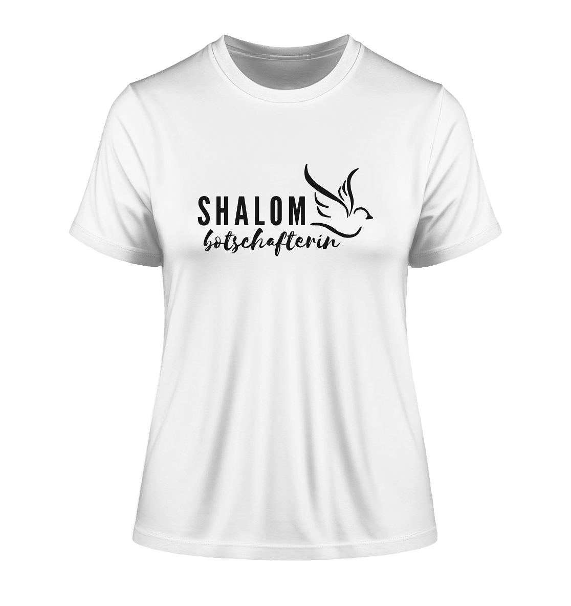 SHALOMbotschafterin - Fitted Ladies Organic Shirt - Weggefährten Mindset