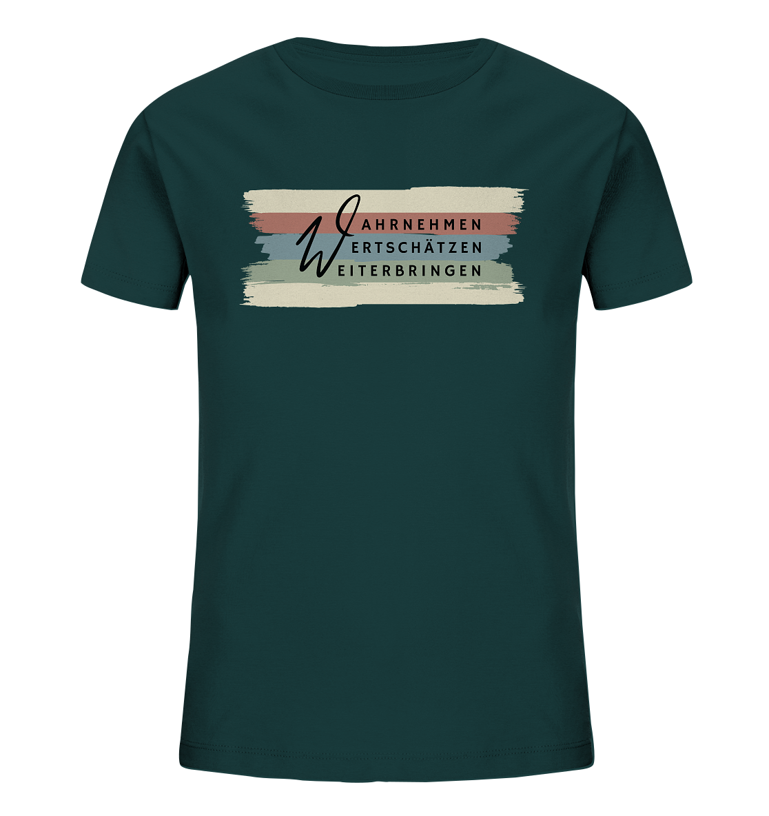 WERTE - Pinselstriche - Kids Organic Shirt