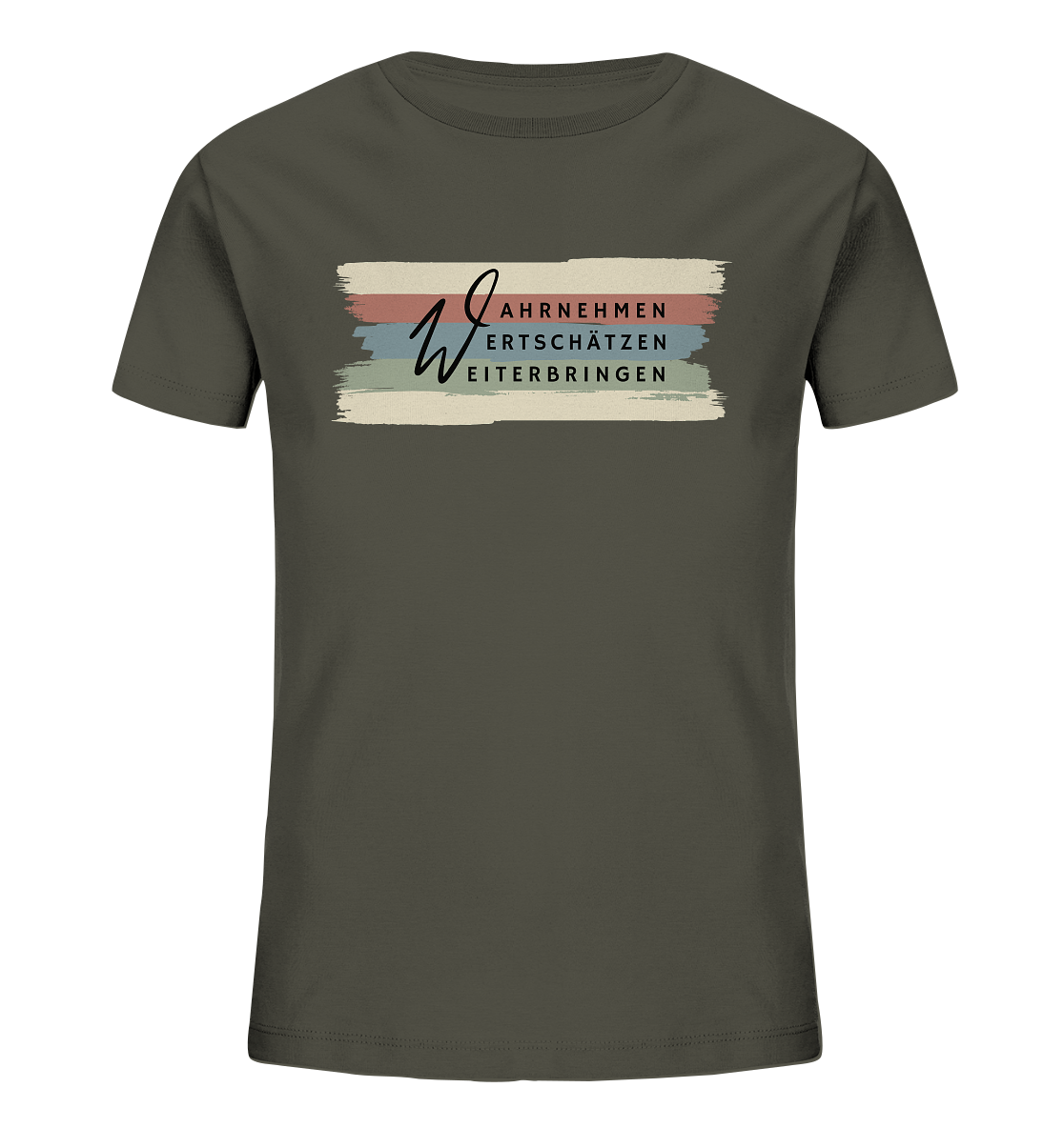 WERTE - Pinselstriche - Kids Organic Shirt