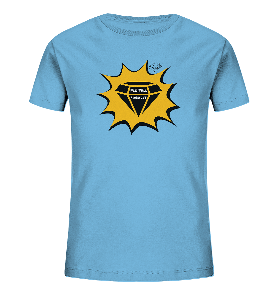 WERTVOLL - Kids Organic Shirt - Weggefährten Mindset