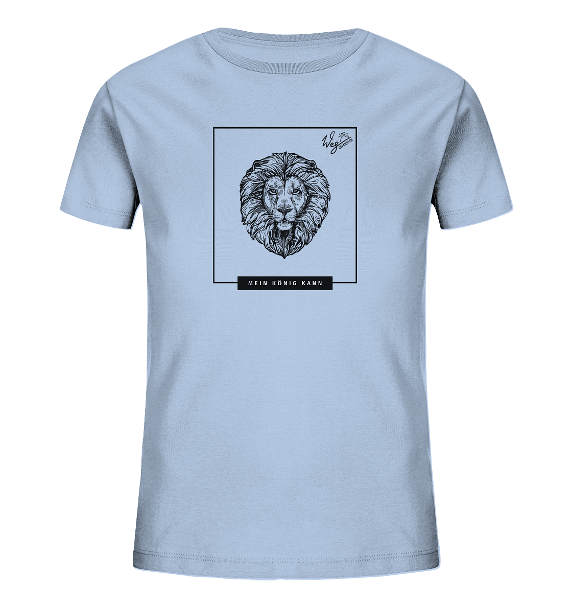 Mein König kann - Kids Organic Shirt - Weggefährten Mindset