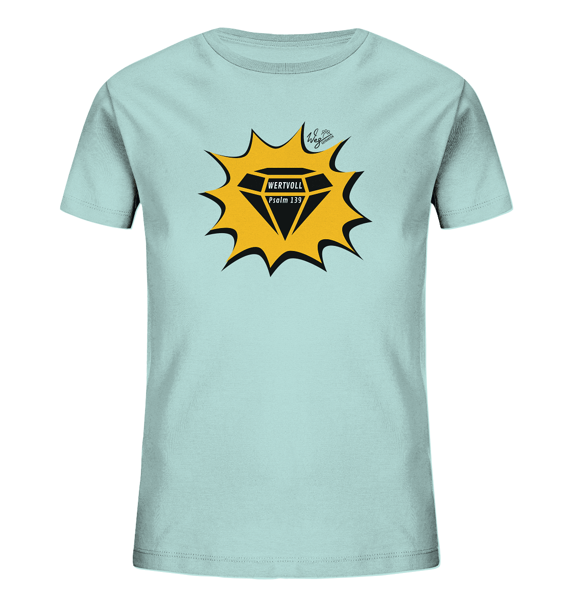 WERTVOLL - Kids Organic Shirt - Weggefährten Mindset