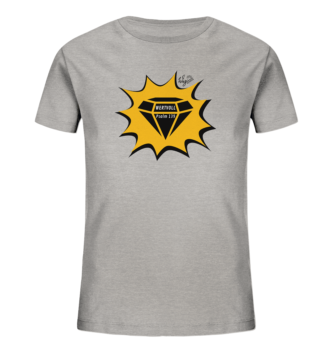 WERTVOLL - Kids Organic Shirt - Weggefährten Mindset