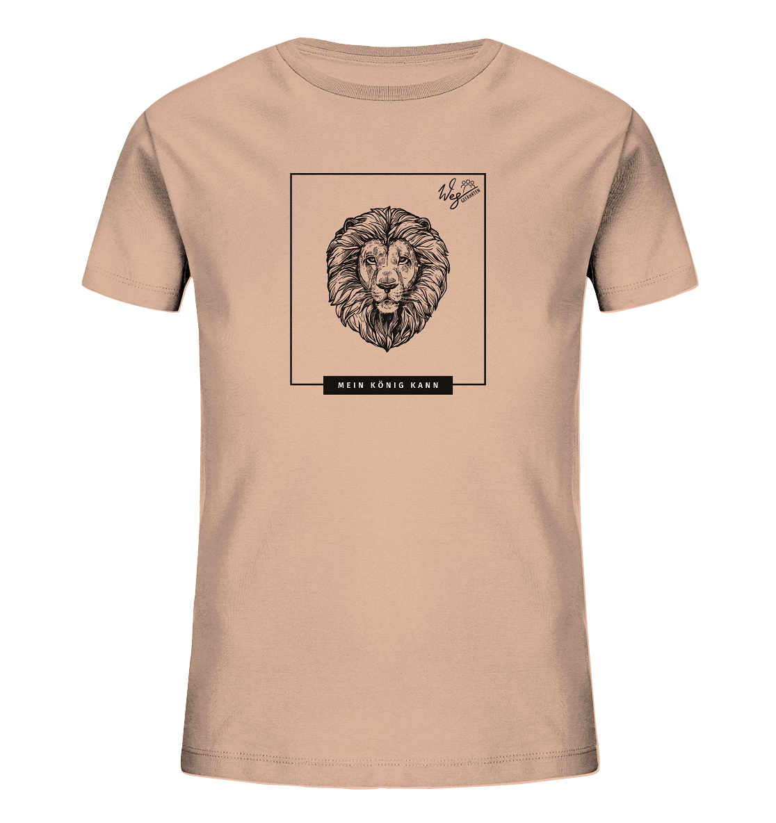 Mein König kann - Kids Organic Shirt - Weggefährten Mindset