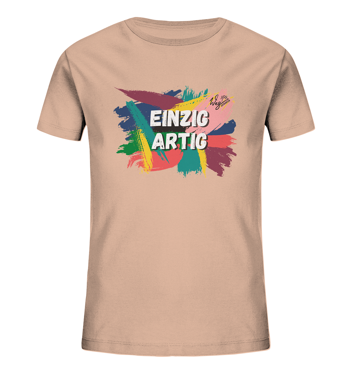 Einzigartig - Kids Organic Shirt - Weggefährten Mindset