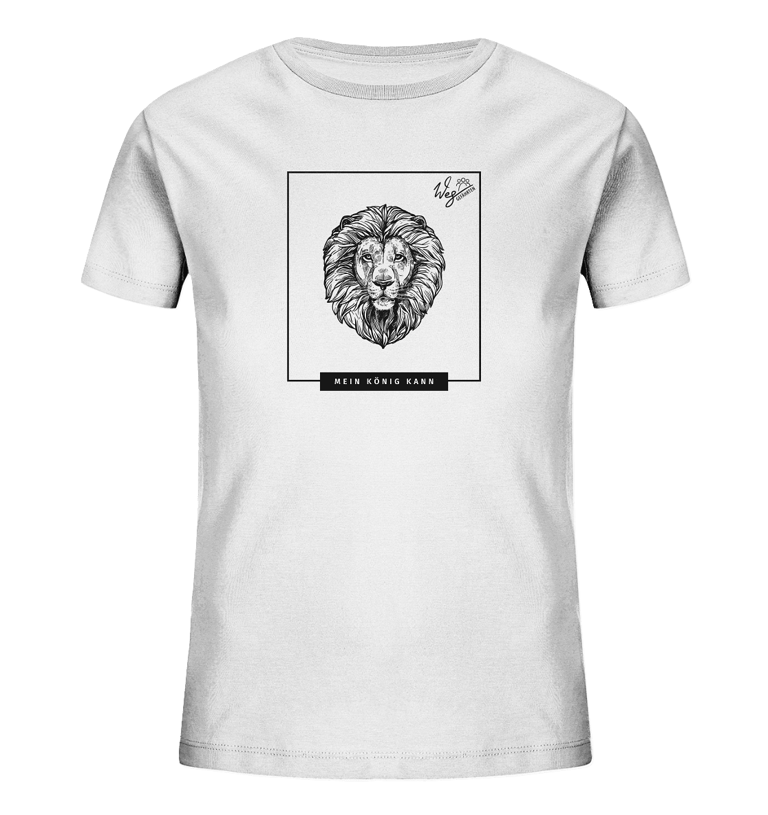 Mein König kann - Kids Organic Shirt - Weggefährten Mindset