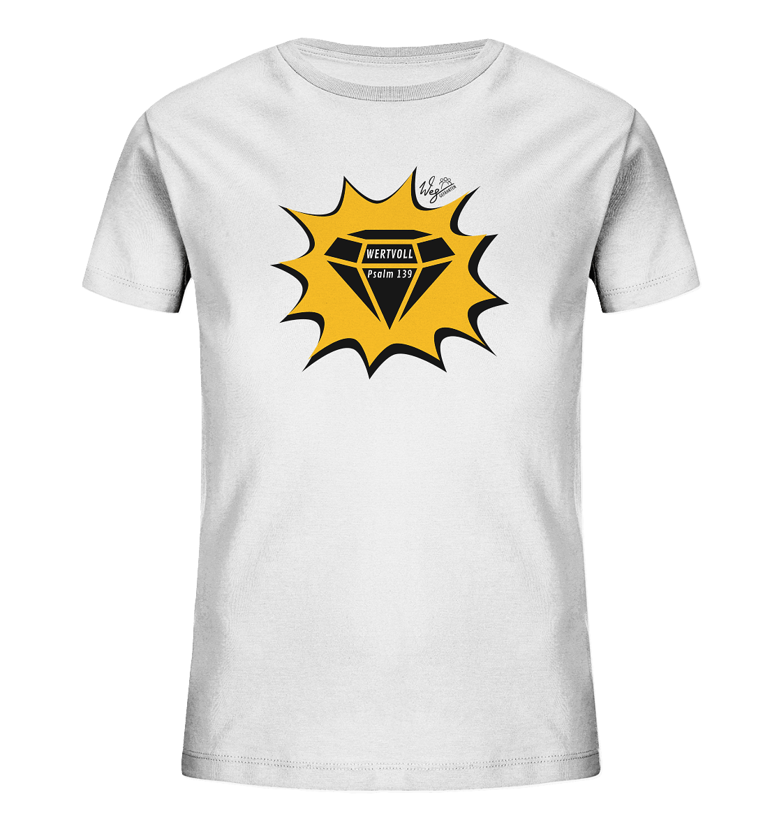 WERTVOLL - Kids Organic Shirt - Weggefährten Mindset