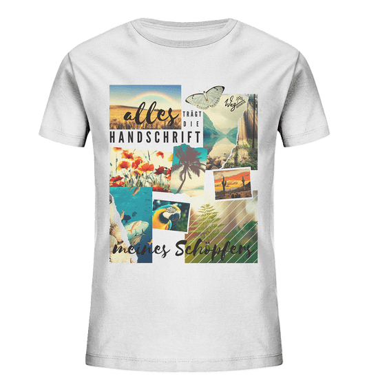 Handschrift des Schöpfers - Kids Organic Shirt - Weggefährten Mindset
