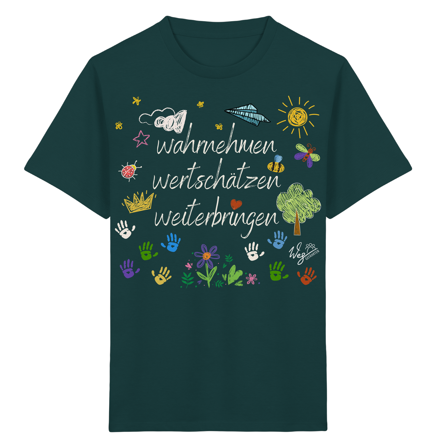 WERTE bunt - Kids Organic Shirt.