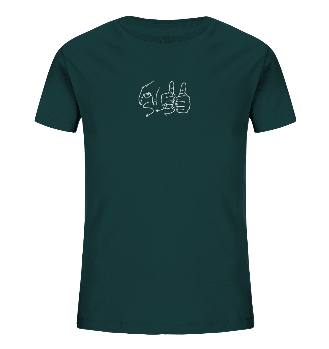 Weggefährten (Gebärde) - Kids Organic Shirt (Stick) - Weggefährten Mindset
