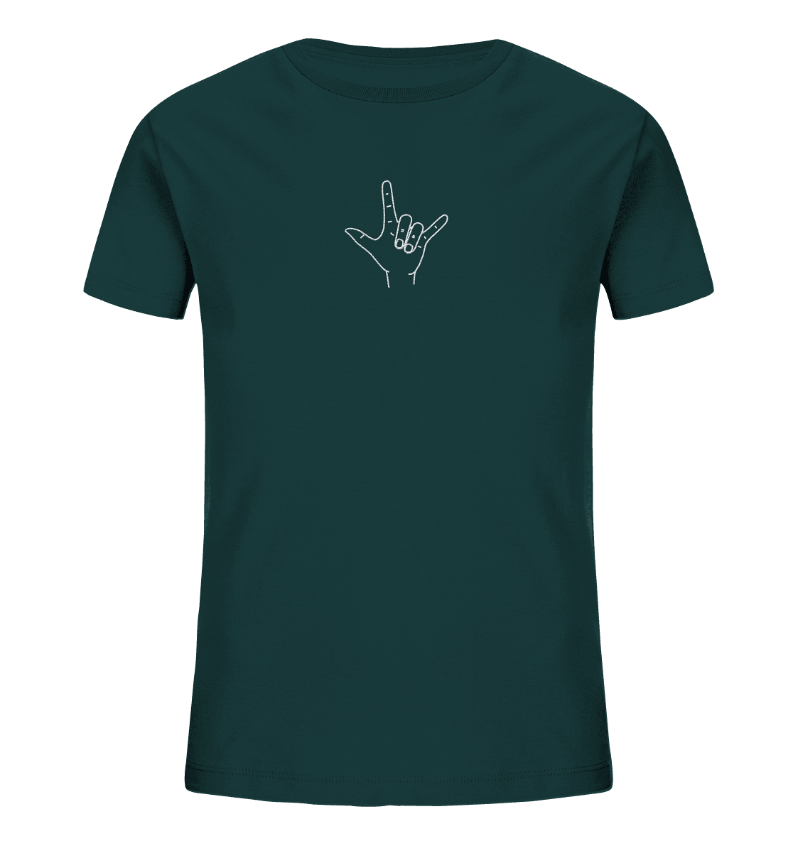 I Love You (Gebärde) - Kids Organic Shirt (Stick) - Weggefährten Mindset