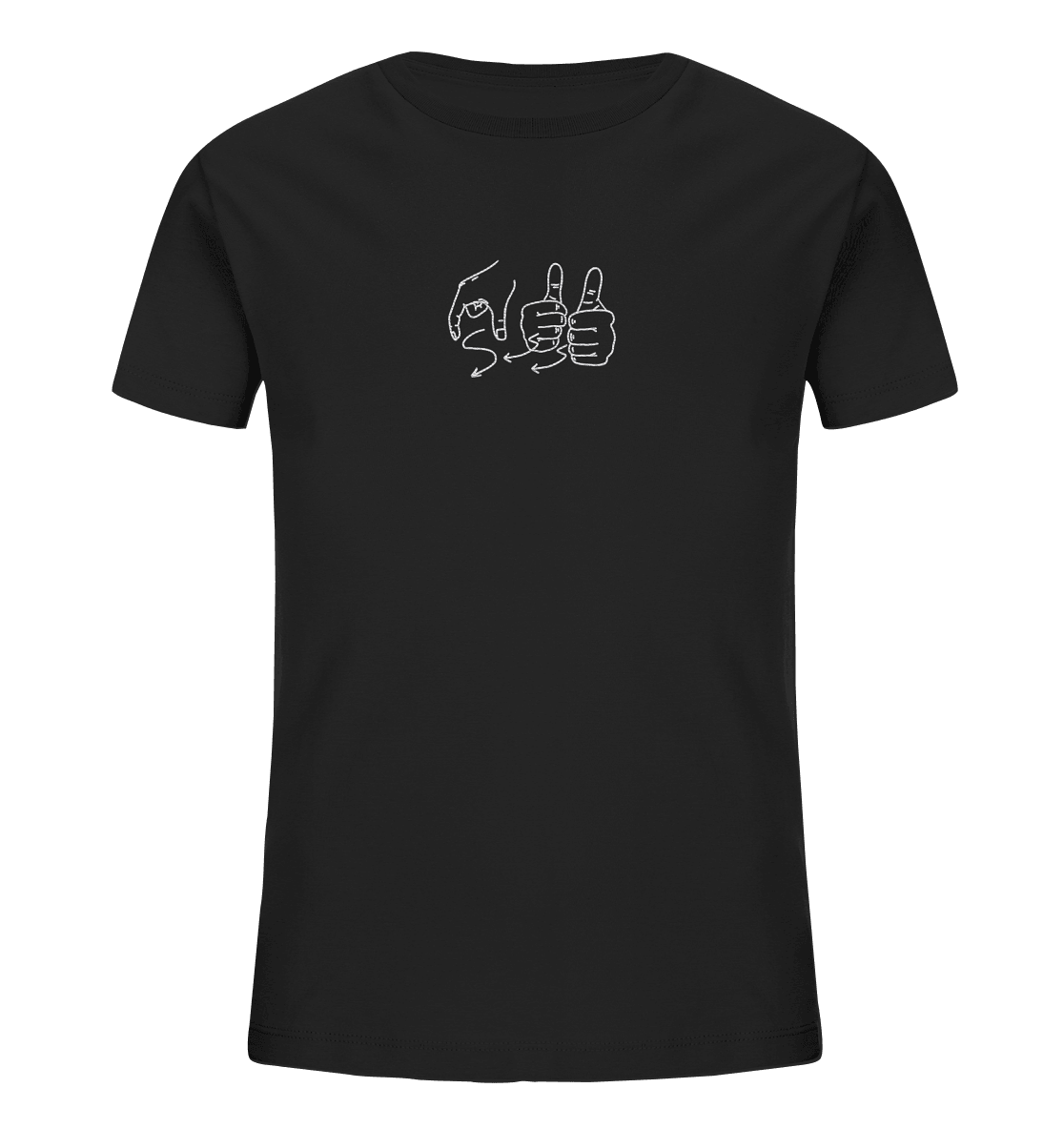 Weggefährten (Gebärde) - Kids Organic Shirt (Stick) - Weggefährten Mindset