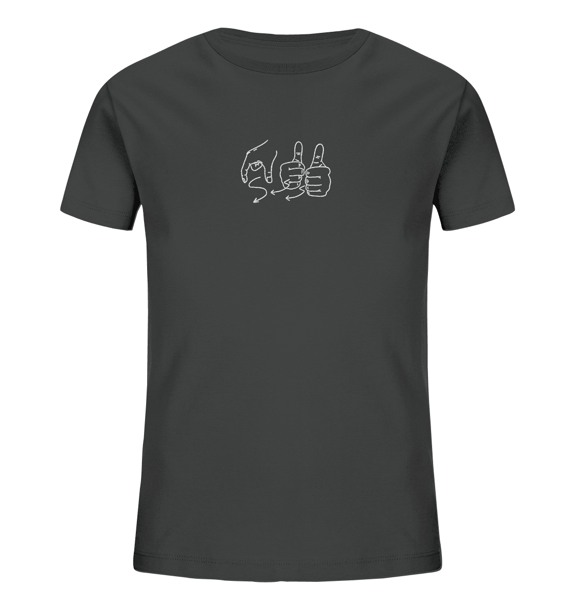 Weggefährten (Gebärde) - Kids Organic Shirt (Stick) - Weggefährten Mindset