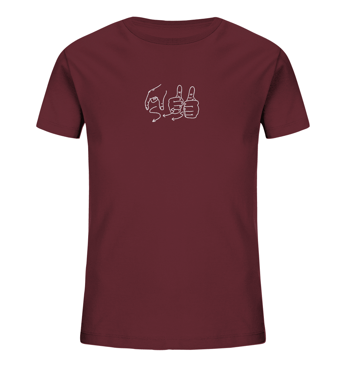 Weggefährten (Gebärde) - Kids Organic Shirt (Stick) - Weggefährten Mindset