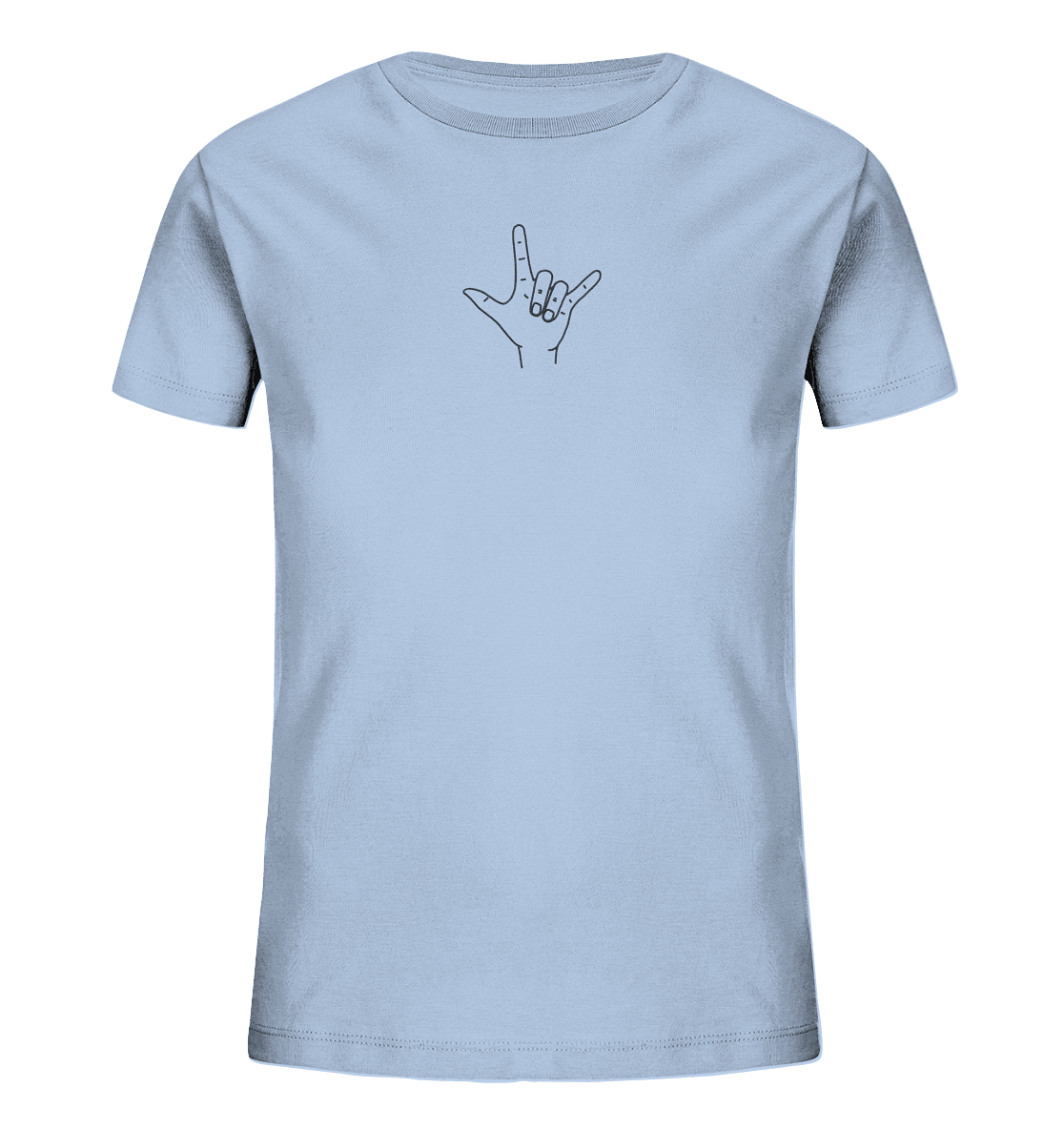 I Love You (Gebärde) - Kids Organic Shirt (Stick) - Weggefährten Mindset