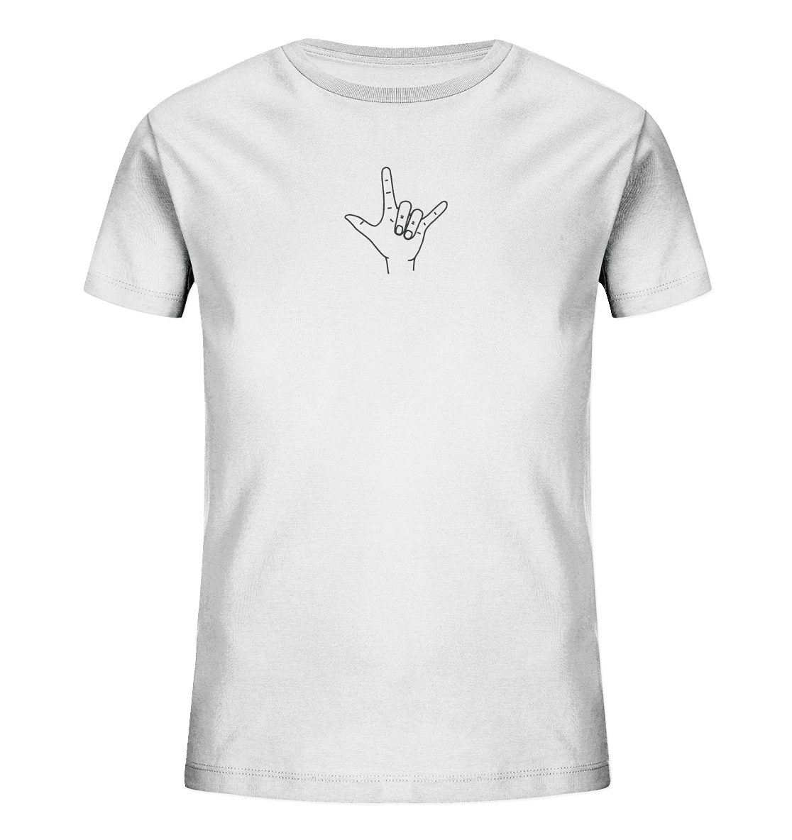 I Love You (Gebärde) - Kids Organic Shirt (Stick) - Weggefährten Mindset