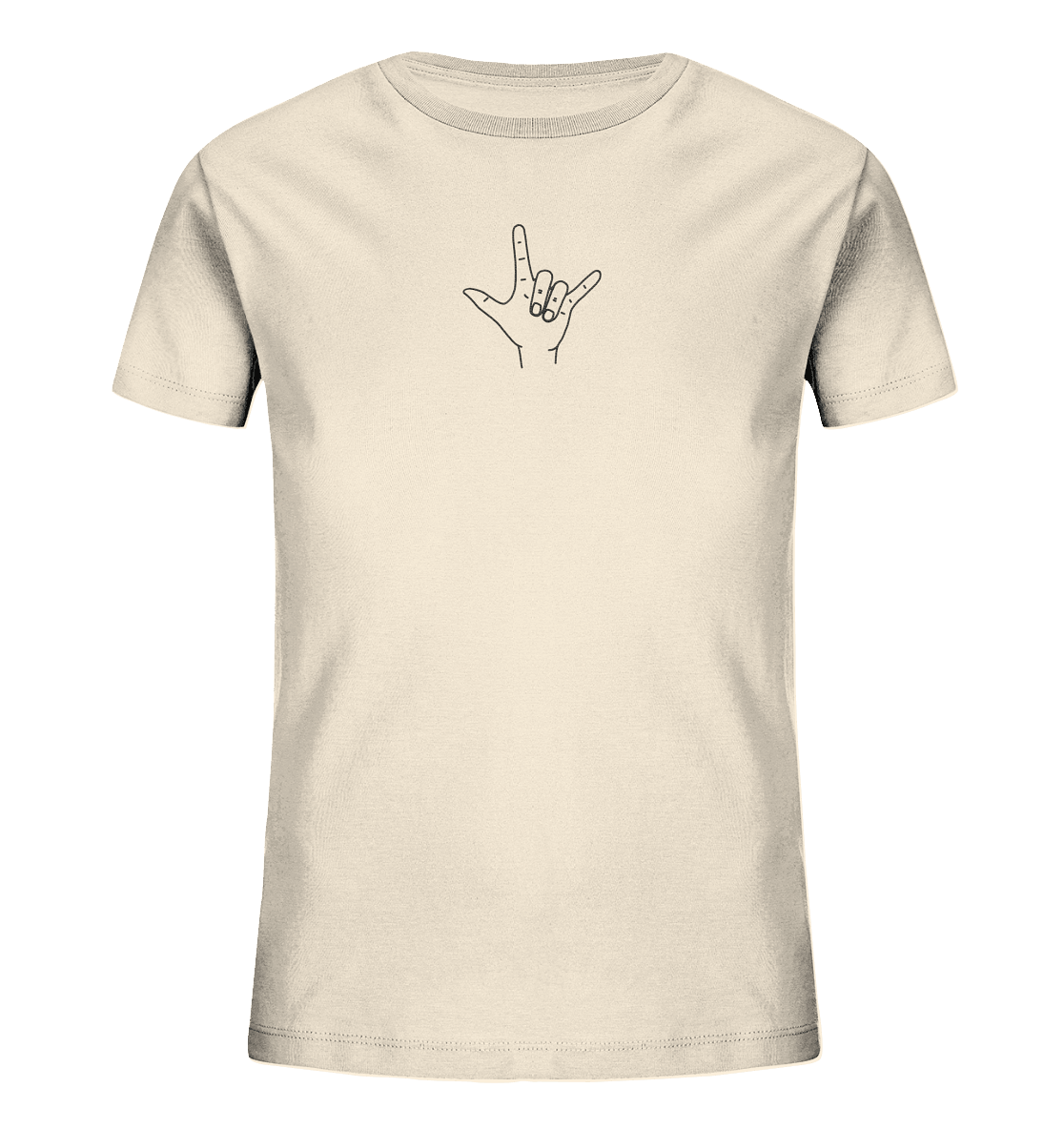 I Love You (Gebärde) - Kids Organic Shirt (Stick) - Weggefährten Mindset