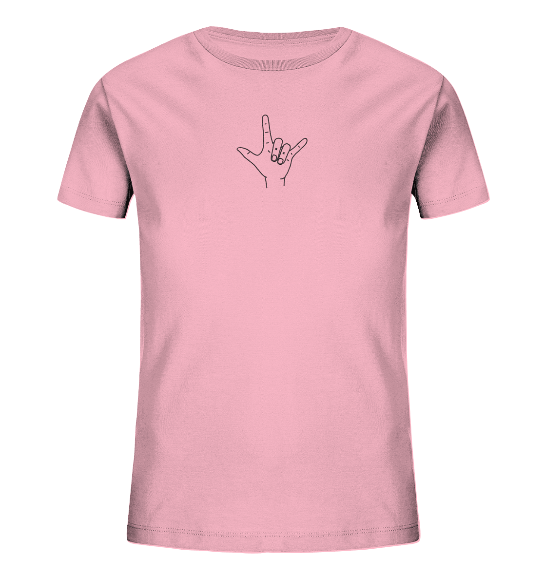 I Love You (Gebärde) - Kids Organic Shirt (Stick) - Weggefährten Mindset