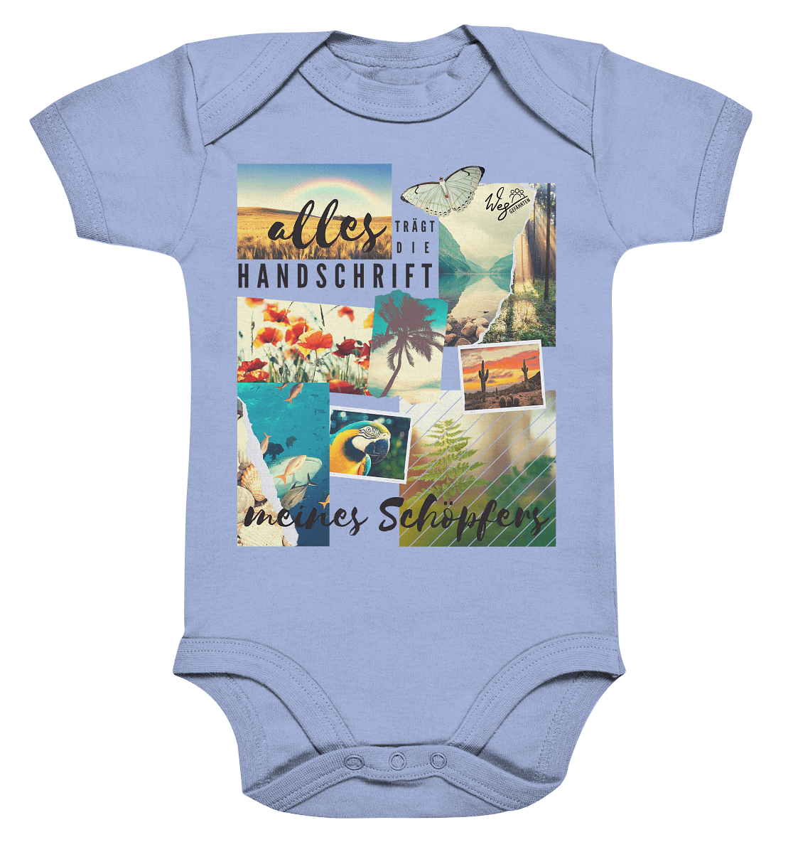 Handschrift des Schöpfers - Organic Baby Bodysuite - Weggefährten Mindset