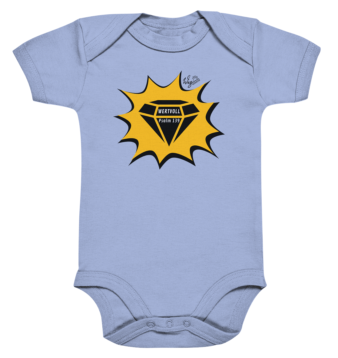 WERTVOLL - Organic Baby Bodysuite - Weggefährten Mindset