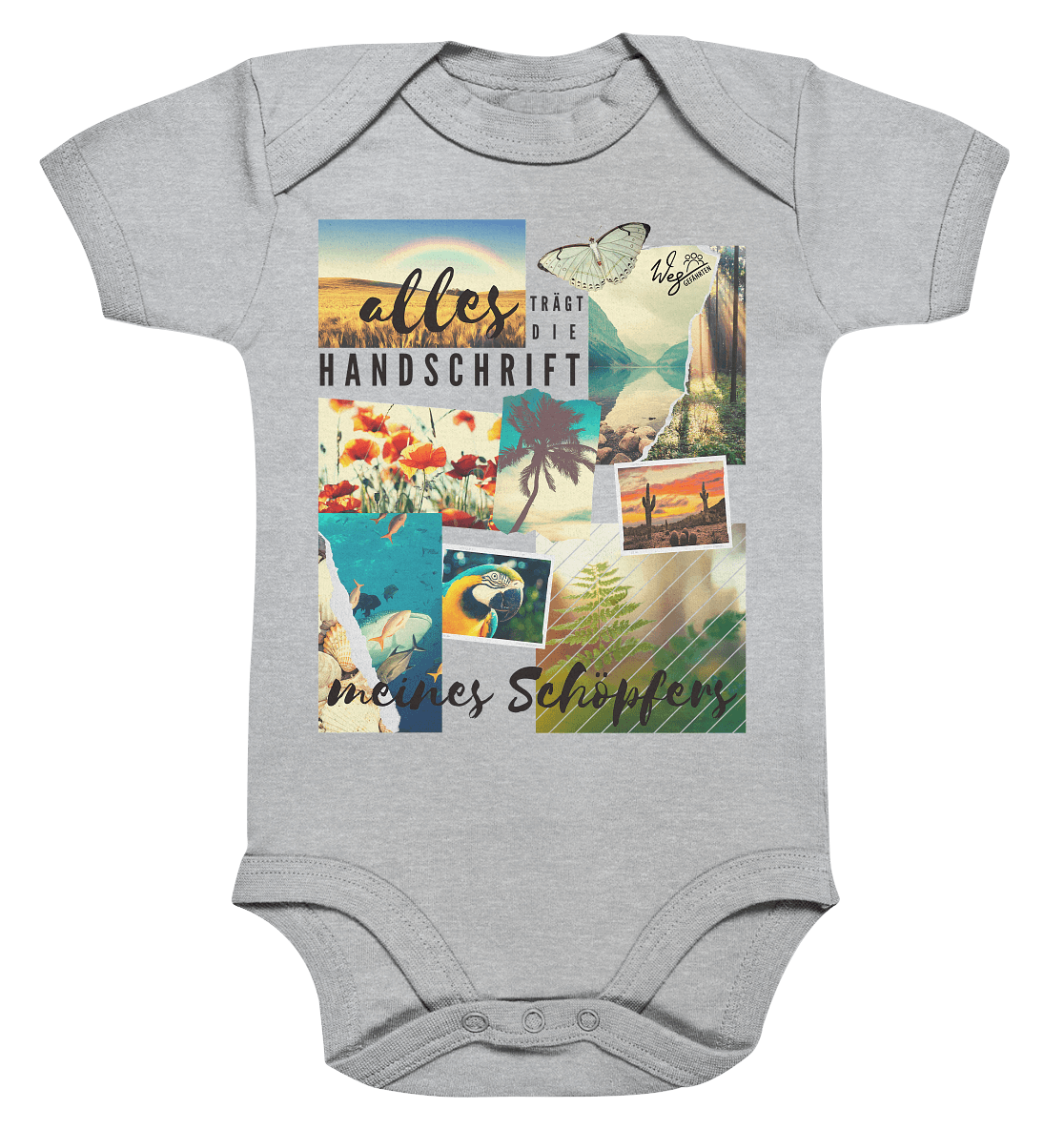 Handschrift des Schöpfers - Organic Baby Bodysuite - Weggefährten Mindset