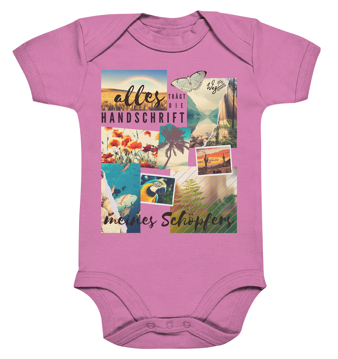 Handschrift des Schöpfers - Organic Baby Bodysuite - Weggefährten Mindset
