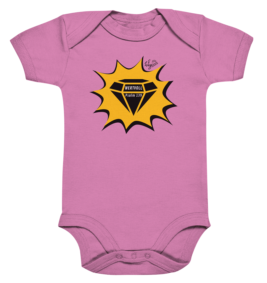 WERTVOLL - Organic Baby Bodysuite - Weggefährten Mindset