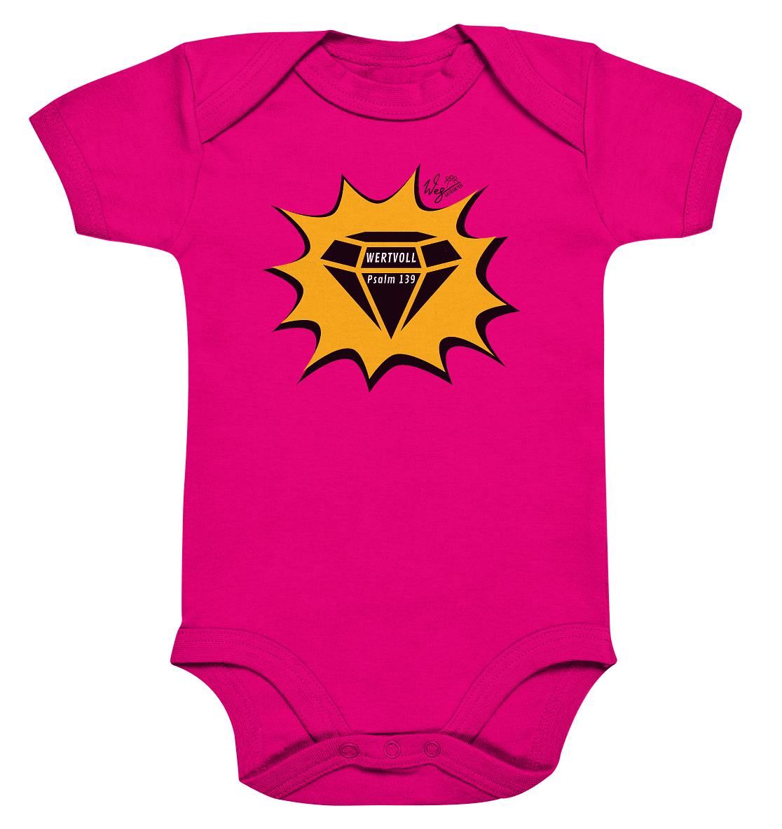 WERTVOLL - Organic Baby Bodysuite - Weggefährten Mindset