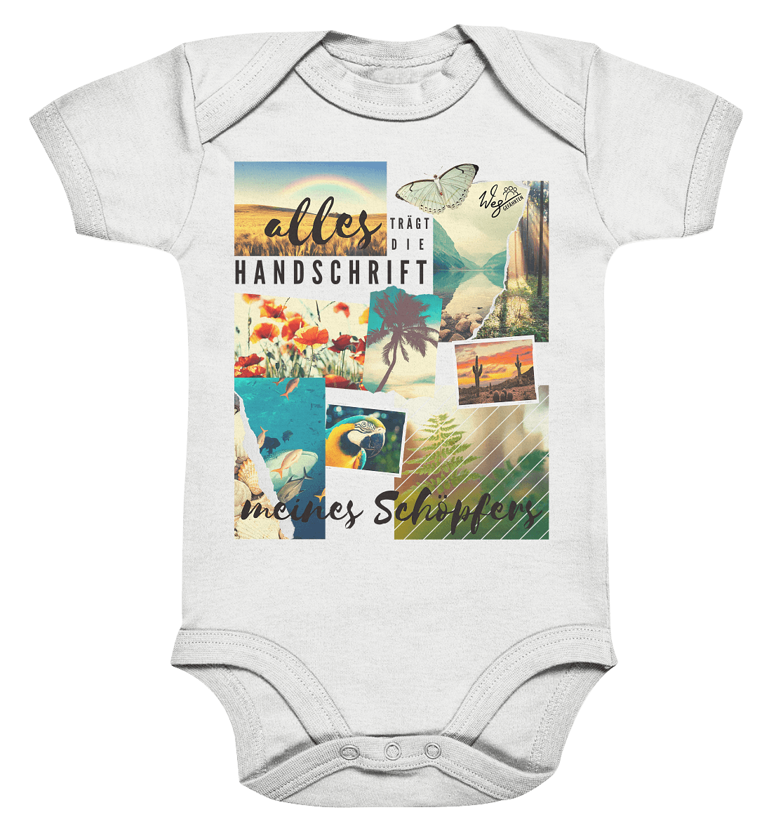 Handschrift des Schöpfers - Organic Baby Bodysuite - Weggefährten Mindset