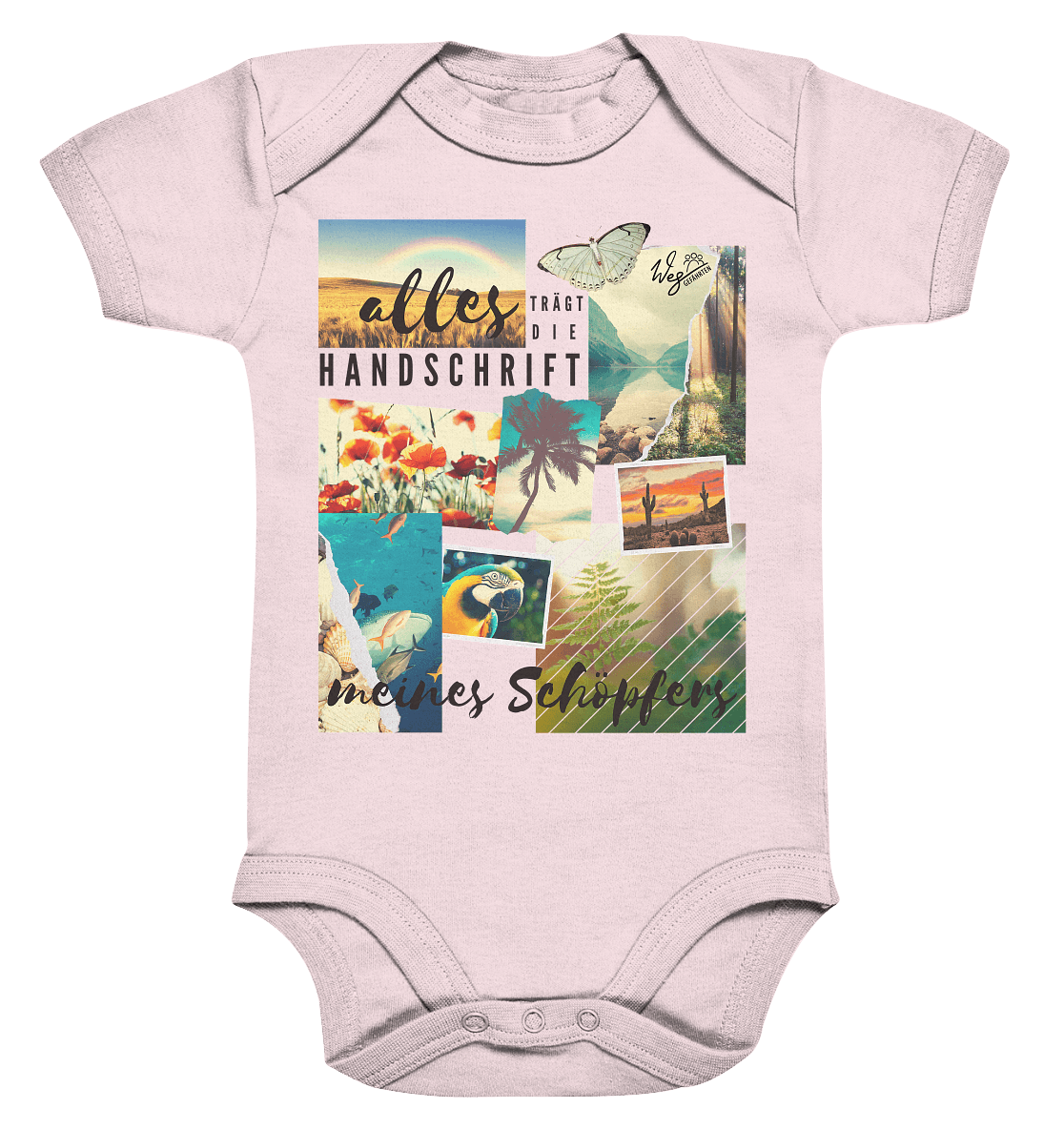 Handschrift des Schöpfers - Organic Baby Bodysuite - Weggefährten Mindset
