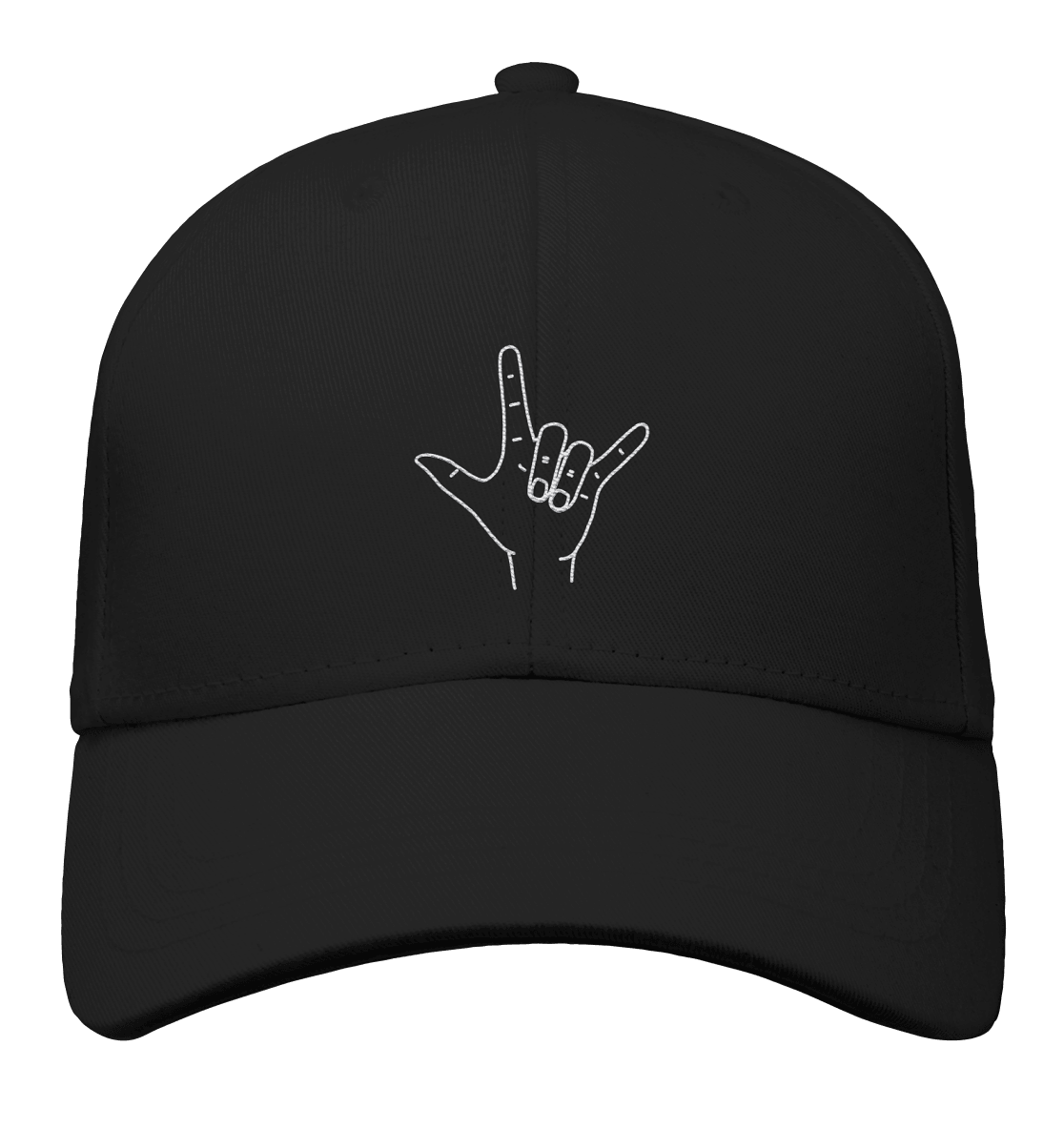 I Love You (Gebärde) - Organic Baseball Cap - Weggefährten Mindset