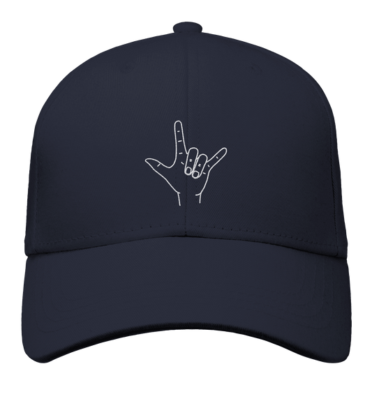 I Love You (Gebärde) - Organic Baseball Cap - Weggefährten Mindset