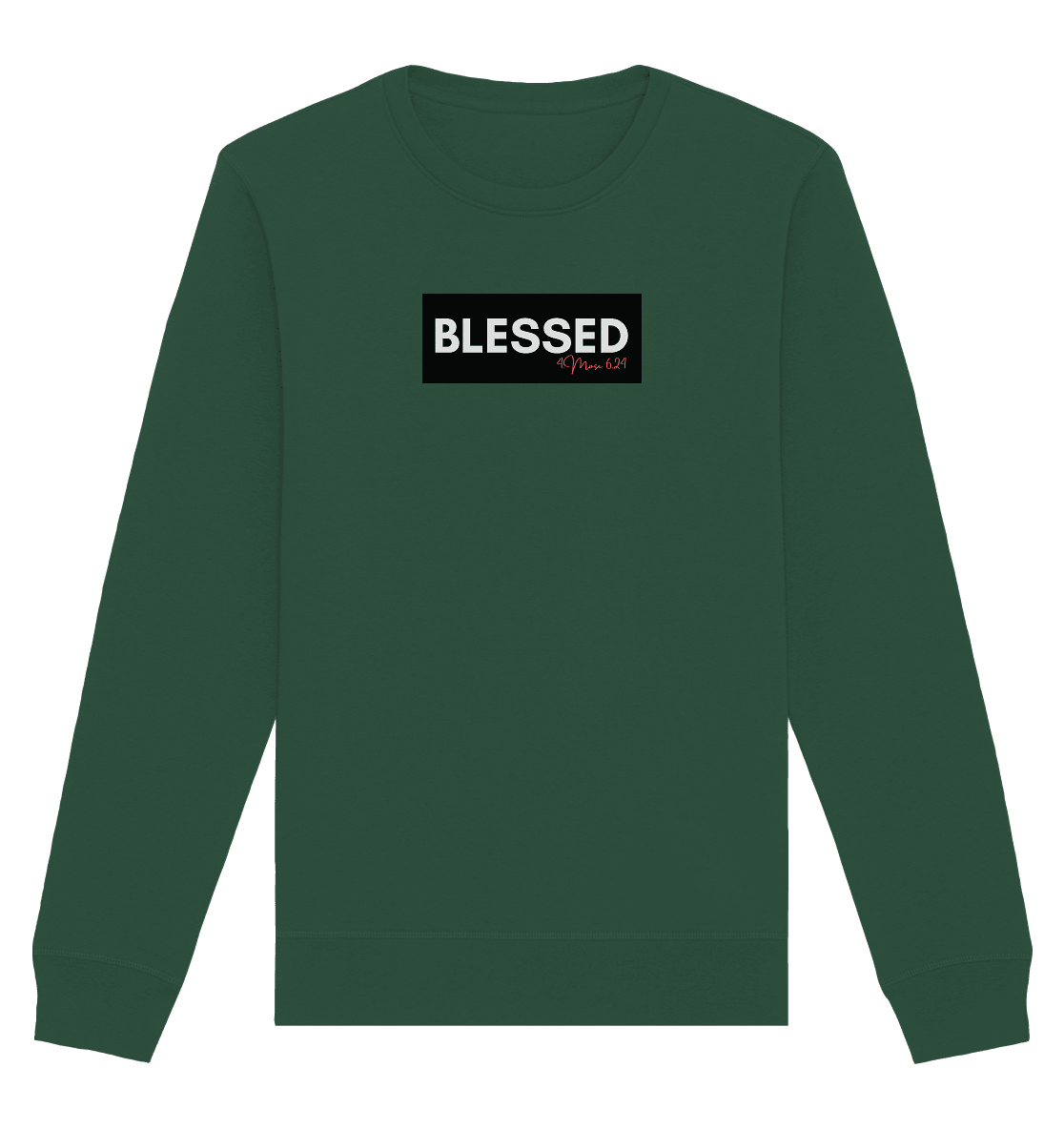 BLESSED - Organic Basic Unisex Sweatshirt - Weggefährten Mindset