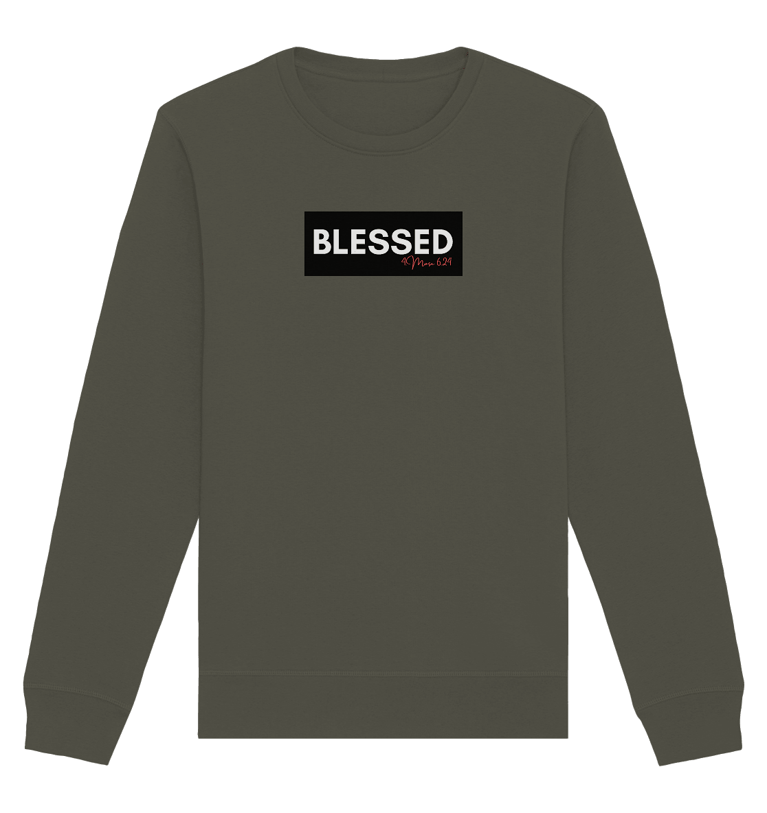 BLESSED - Organic Basic Unisex Sweatshirt - Weggefährten Mindset