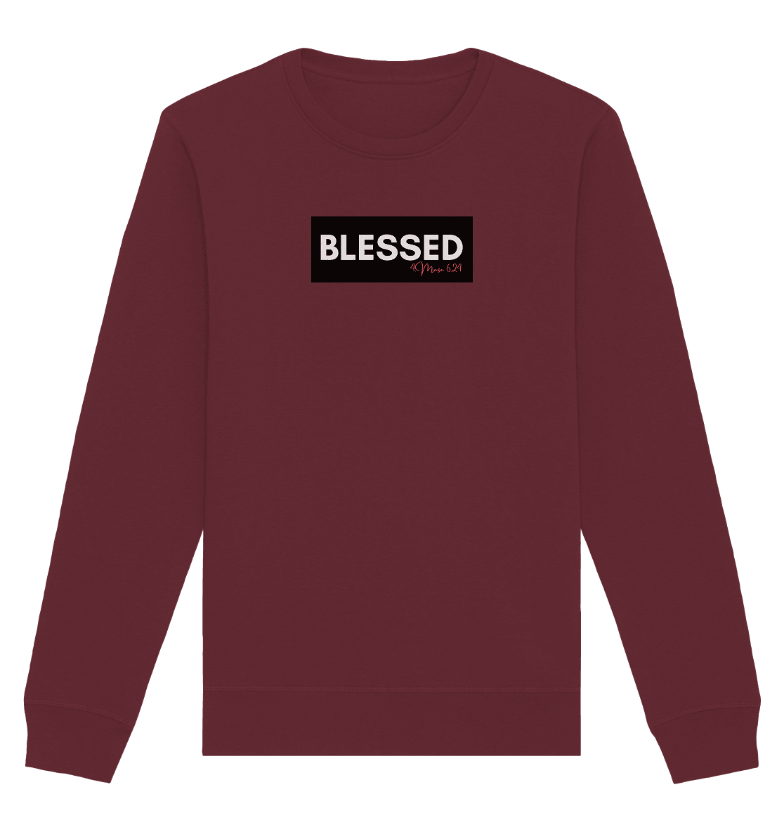 BLESSED - Organic Basic Unisex Sweatshirt - Weggefährten Mindset