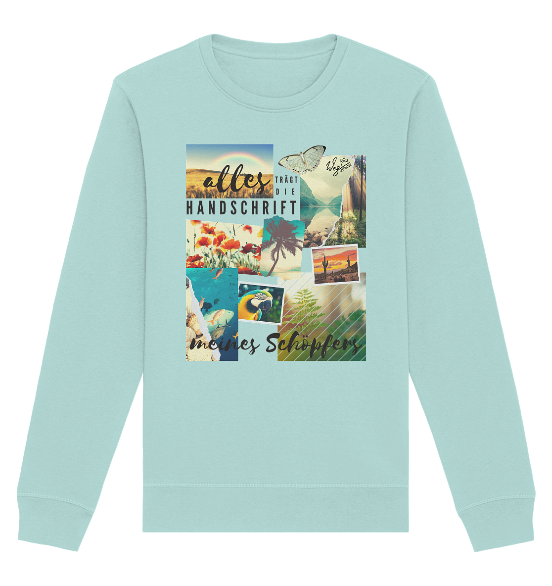 Handschrift des Schöpfers - Organic Basic Unisex Sweatshirt